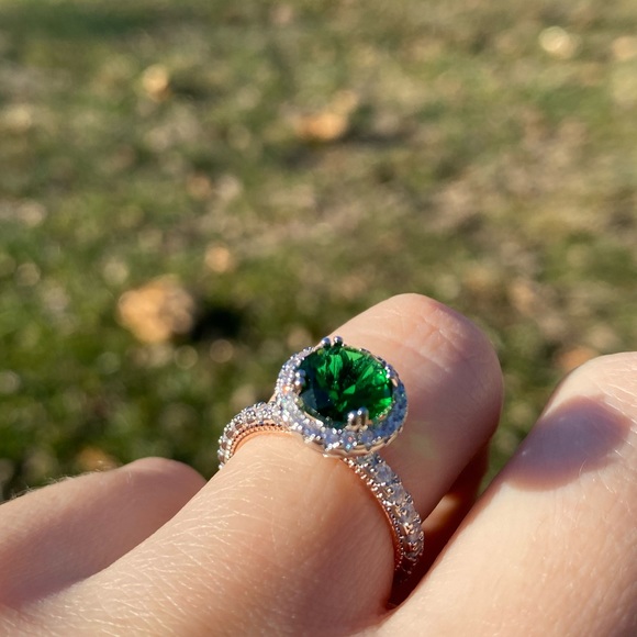 New Gorgeous Two tone 925 silver Ring - Picture 7 of 12